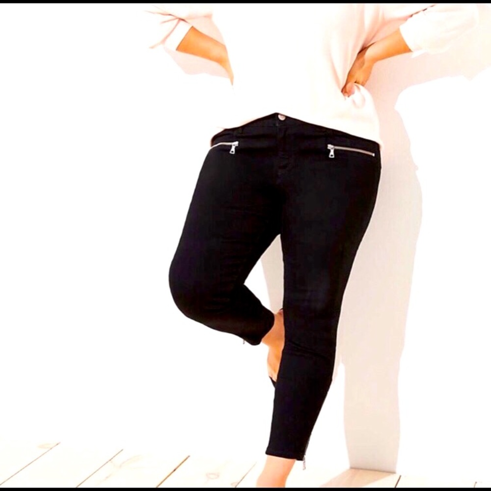 Loft Modern Skinny Black Jeans